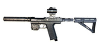 Load image into Gallery viewer, ** NEW ** PISTELLE X-68 GEN2 - 88g Co2 CUSTOM CARBINE EDITION W/ BARREL & MOCK SUPPRESSOR KIT - HOME DEFENSE PISTOL - UP TO 80+ JOULES - PACKAGE!