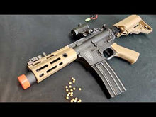 Load and play video in Gallery viewer, NEW Elite Force M4 CFRX M-LOK W/Built-In EYETrace and Smart Mosfet - BLK/FDE Airsoft AEG Rifle!