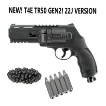 Load image into Gallery viewer, ** LIMITED EDITION ** T4E HDR/TR50 GEN2 HOME DEFENSE CUSTOM BONECRASHER SNIPER EDITION .50 Cal. Co2 - DEVASTATING POWER WITH Up To 30+ JOULES / 700fps+ AT ROOM TEMPERATURE! - Black - COMBO