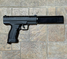 Load image into Gallery viewer, ** NEW ** COMBO! Mercury Rise IntruBuster GEN2 - .68Cal Home Defense WITH MAX PAIN 0.685 Inch TIGHT BARREL EXTENSIO W/ POLYMER BARREL COVER / MOCK SUPPRESSOR - BUST POWER TO UP TO 70+ JOULES!
