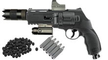 Load image into Gallery viewer, *HSA EXCLUSIVE* T4E HDR / TR50 GEN2 MINI-TERMINATOR!  POWERFUL CUSTOM HOME DEFENSE W/ MUZZLE FLASH SIMULATOR - UP TO 550-630+fps 22-24+JOULES VERSION REVOLVER .50 Cal. - PACKAGE!

